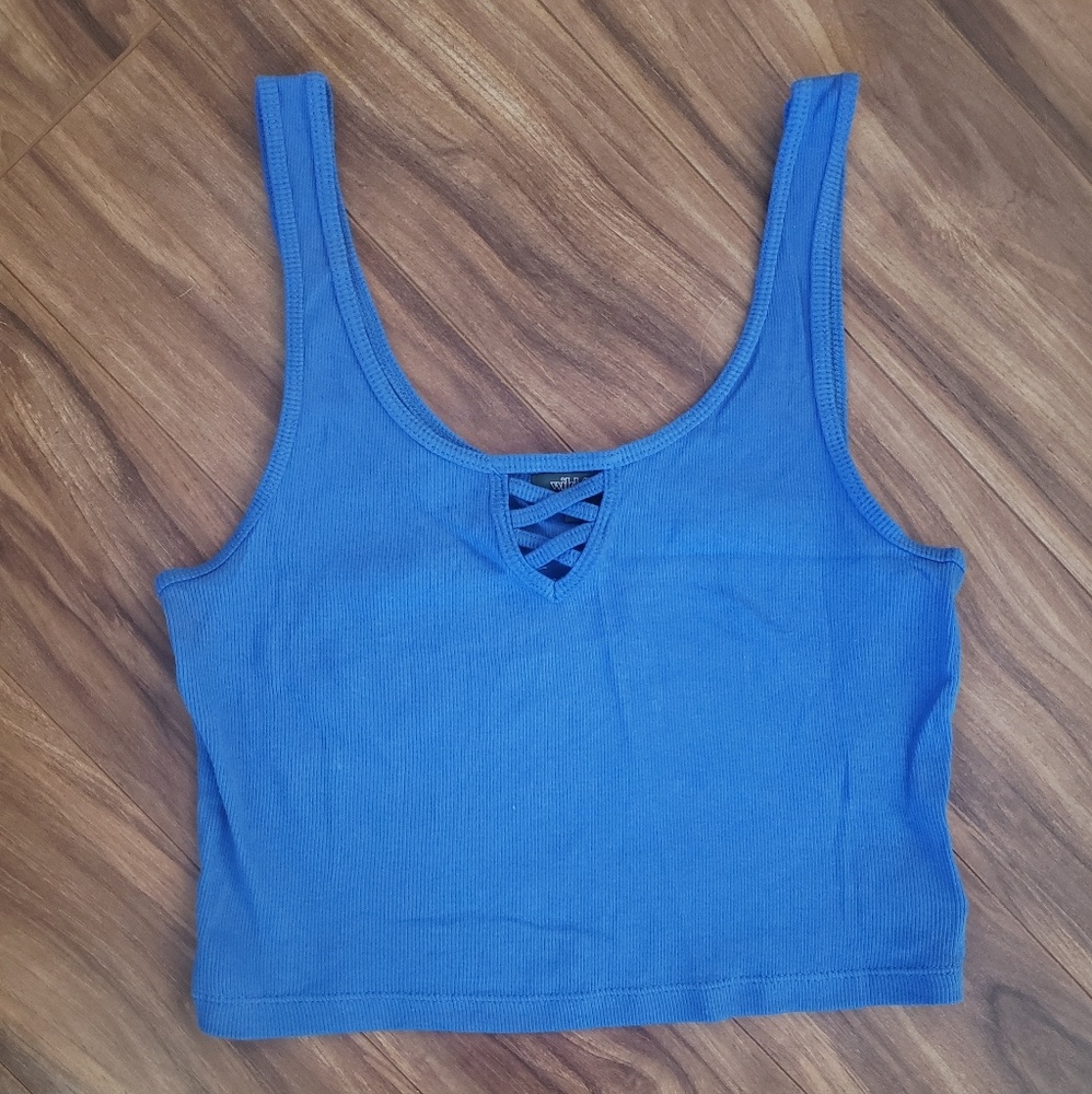 BOGO FREE Wild fable royal blue tank crop top